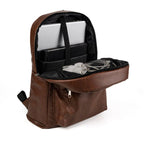 PREMIUM LEATHER BACKPACK + Anti-Theft Keyless Lock